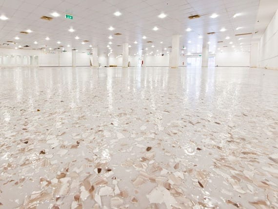 decorative marble white look flooring