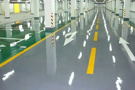 colour coded car park flooring system