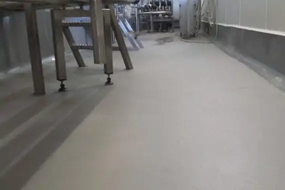 food grade floor coating in commercial kitchen